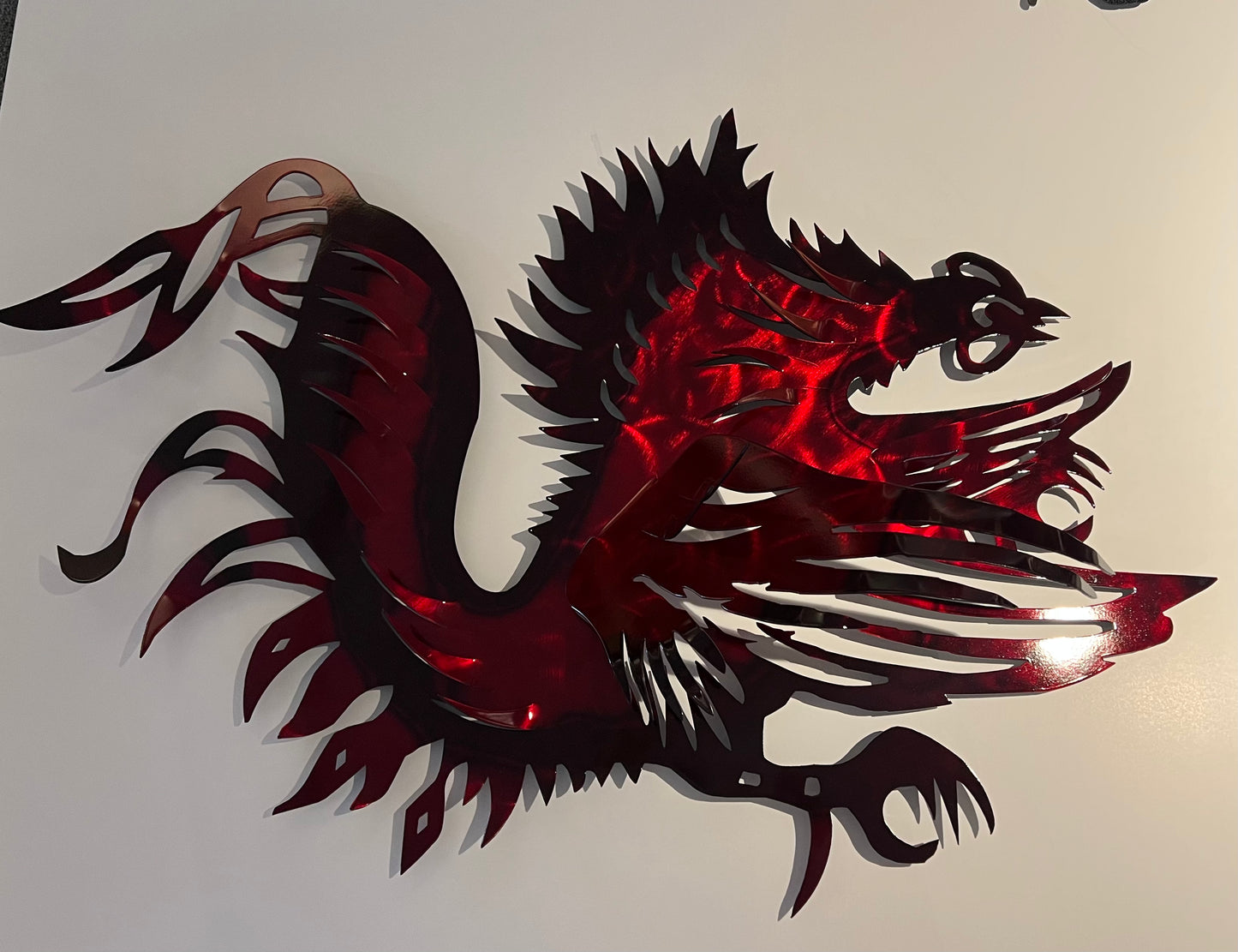 3-D Gamecock Metal Art